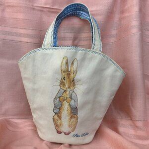 Peter Rabbit Canvas Bag Beatrix Potter and Barnes & Noble - reversible Gingham